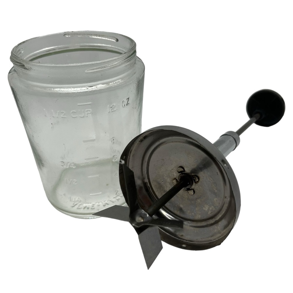 Vintage Midcentury Acme Chopper Jar